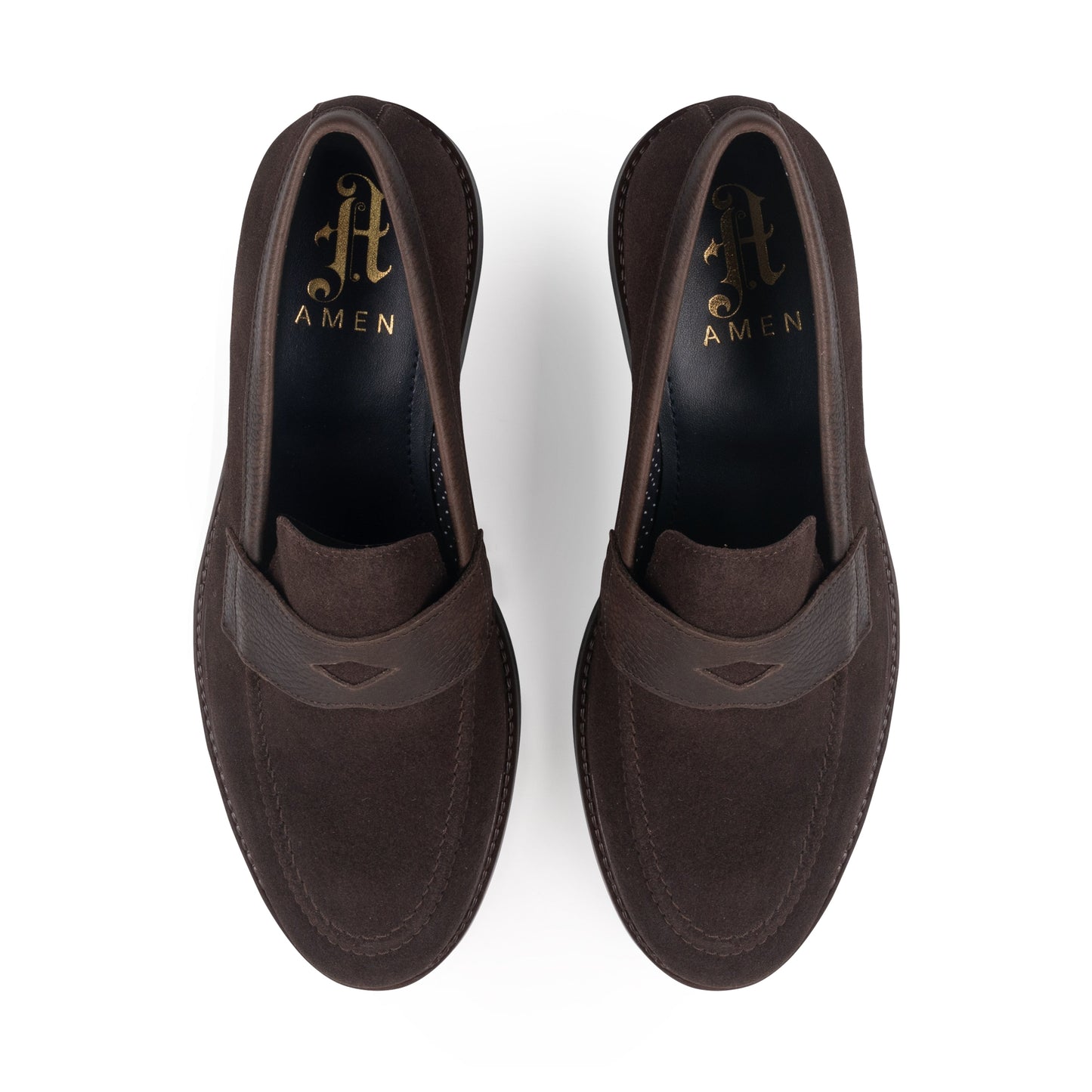 Waterford Mens Leather Formal Loafer - Brown