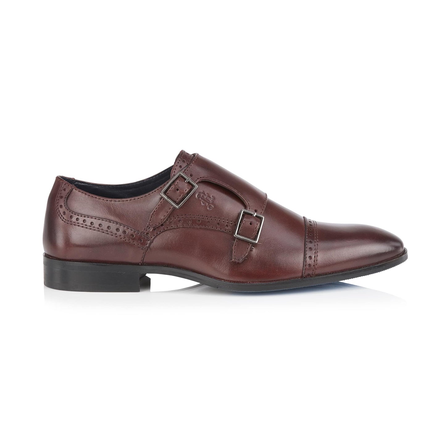 Clonmel Mens Leather Monk Strap Shoe - Amen Shoes