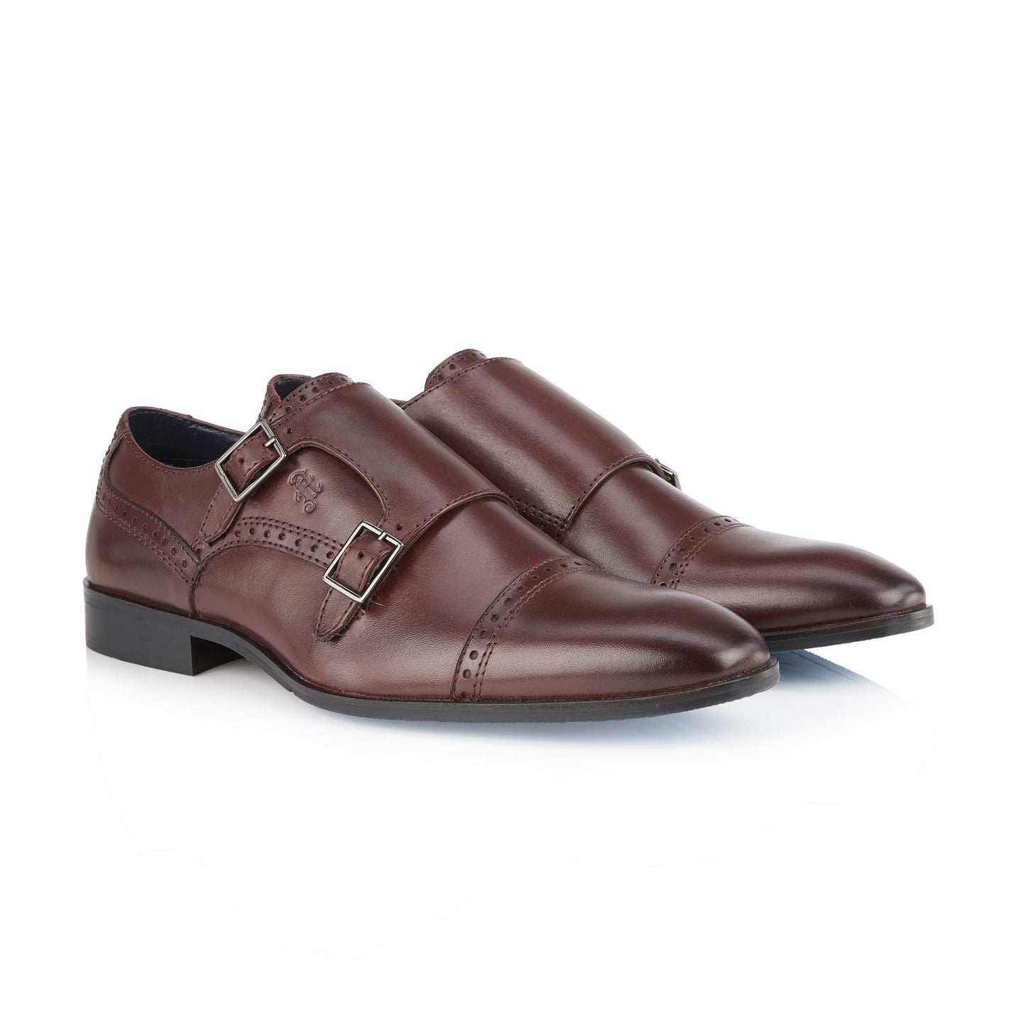 Clonmel Mens Leather Monk Strap Shoe - Amen Shoes