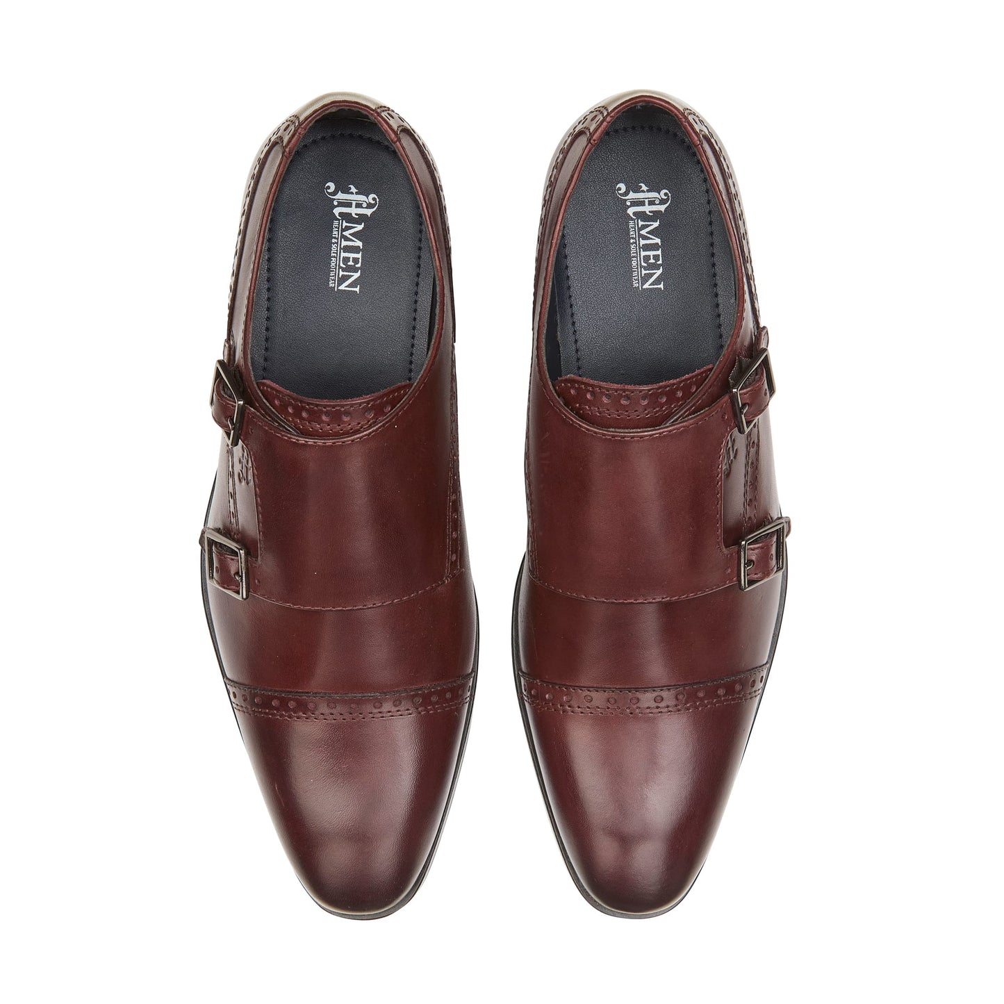 Clonmel Mens Leather Monk Strap Shoe - Amen Shoes