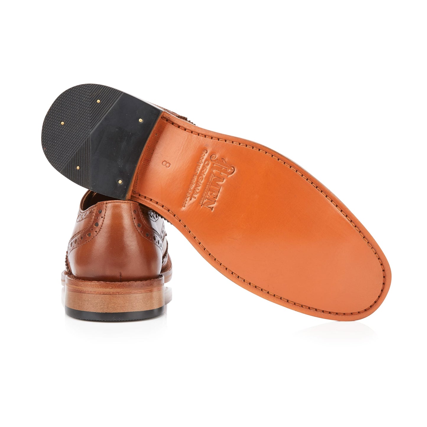 Newport Mens Leather Goodyear Welted Shoe - Amen Shoes