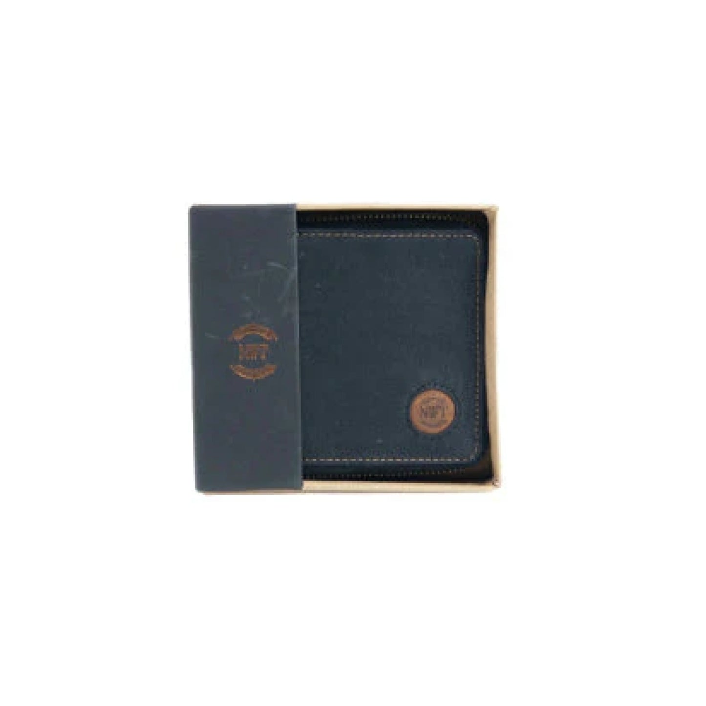 BANK Multi Function Zipper Wallet - Black/Brown