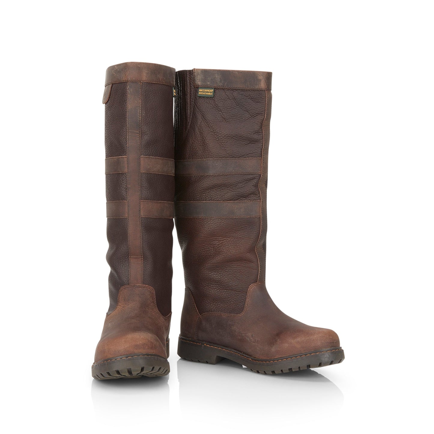 Chatsworth Women's Waterproof Long Country Boots - OAK