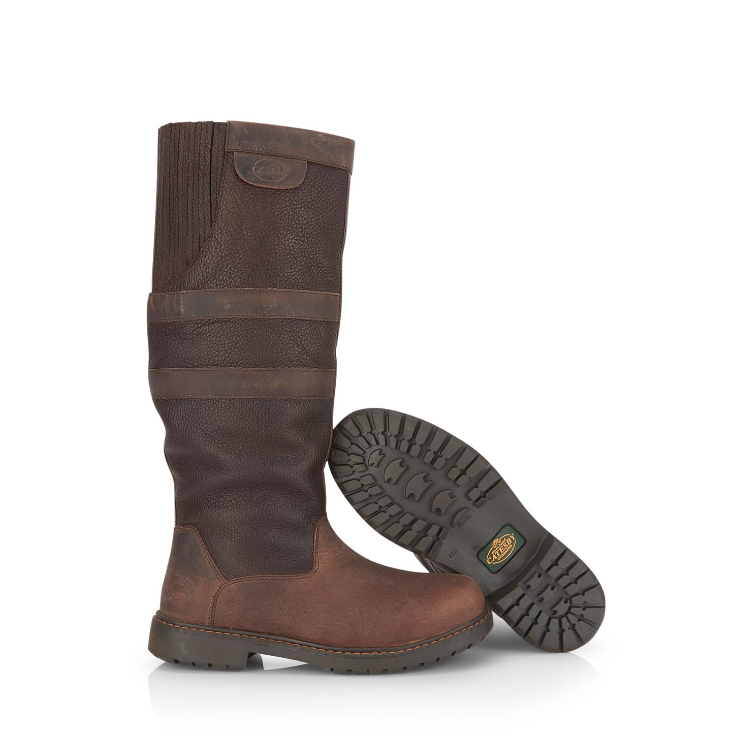 Chatsworth Women's Waterproof Long Country Boots - OAK