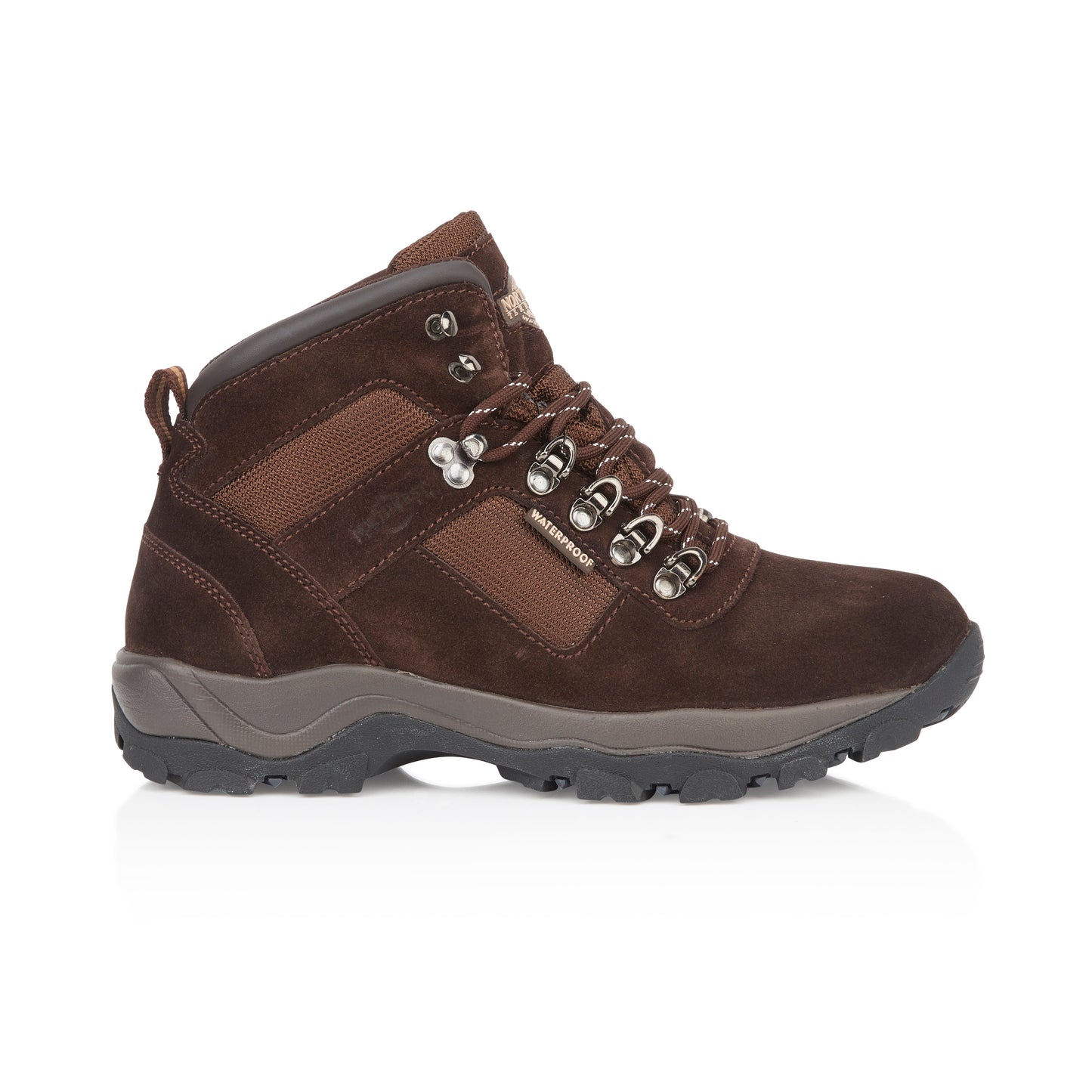 HUDSON Men's Suede Leather Waterproof Walking Boots - Brown