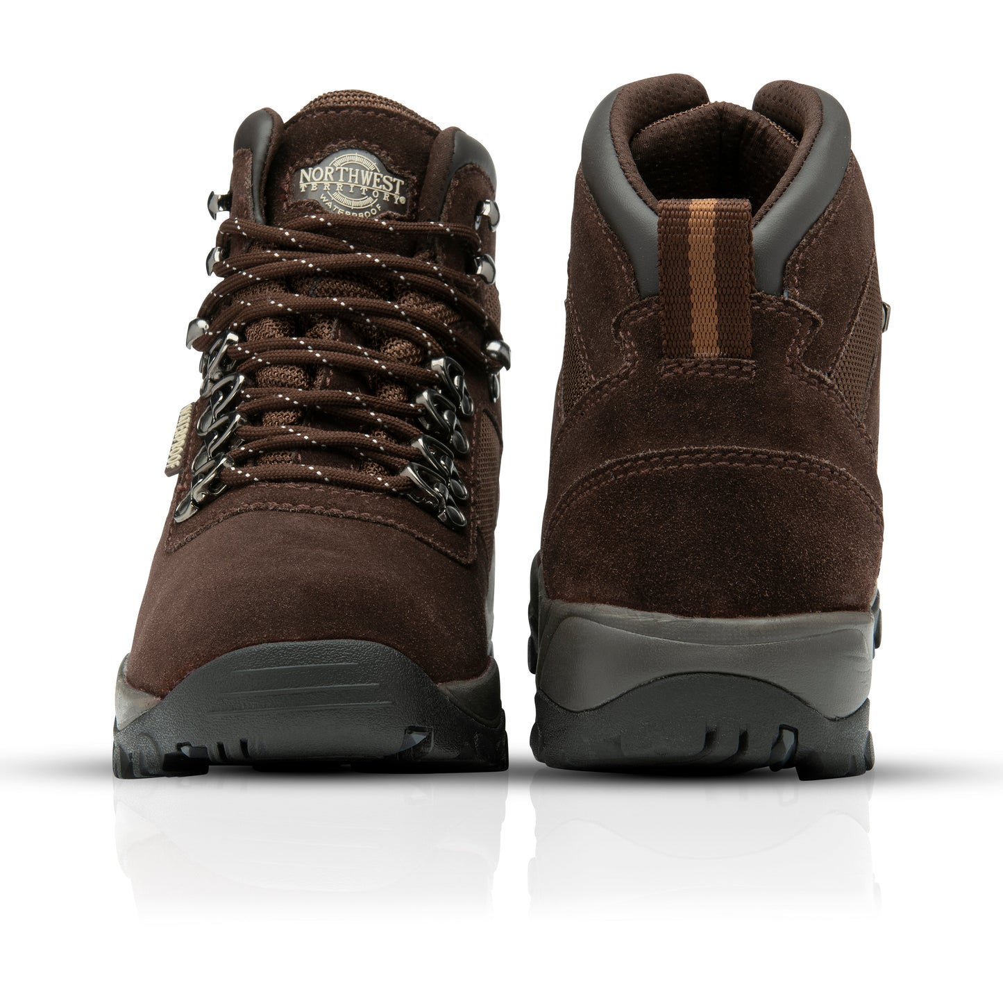 HUDSON Men's Suede Leather Waterproof Walking Boots - Brown
