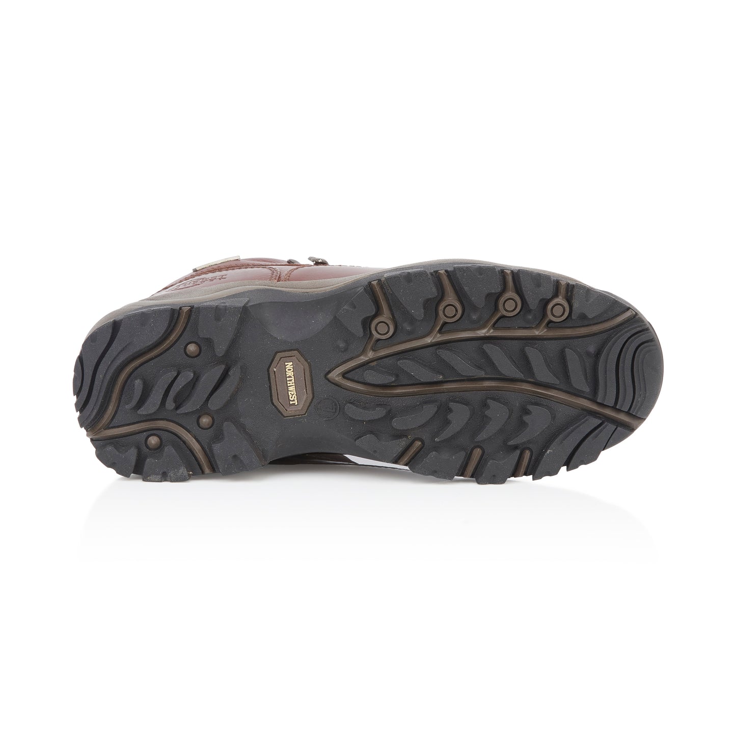 INUVIK Men's Leather Waterproof Walking Boots - Oxblood