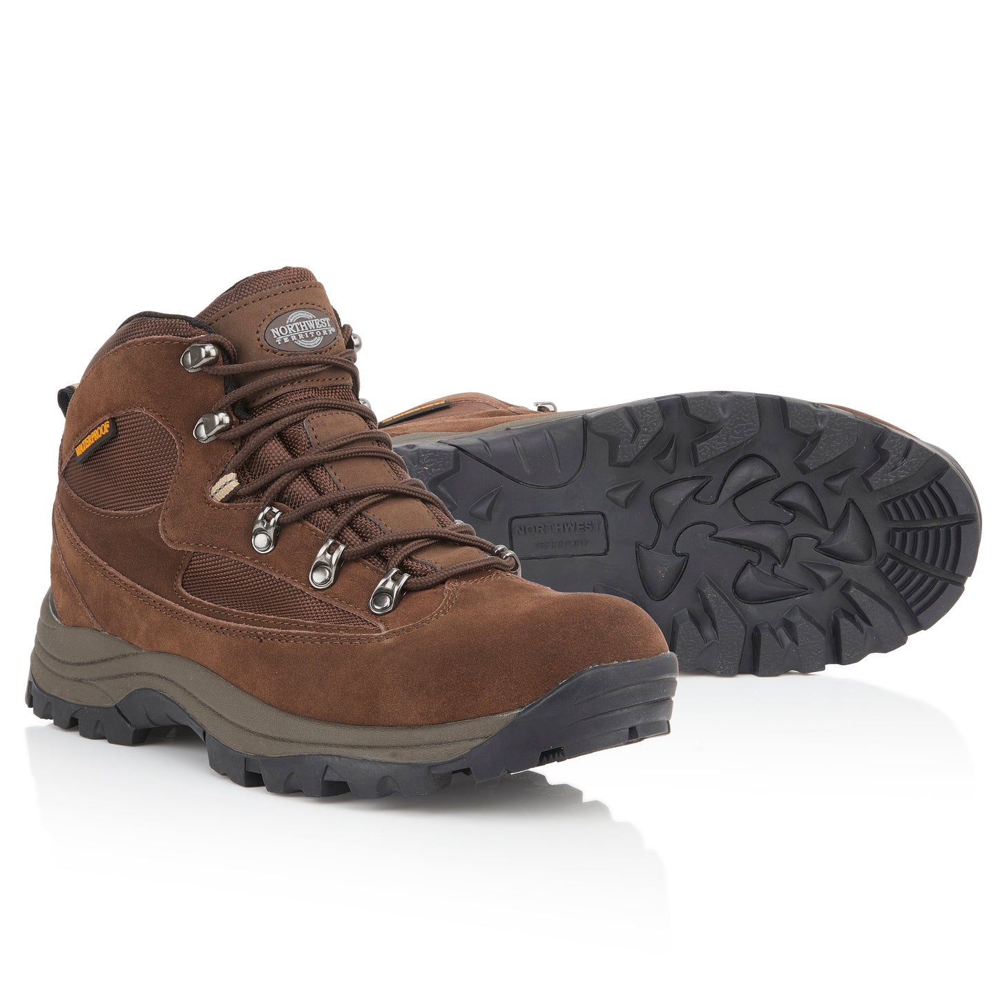 KENDAL Men's Suede Leather Waterproof Walking Boots - Brown