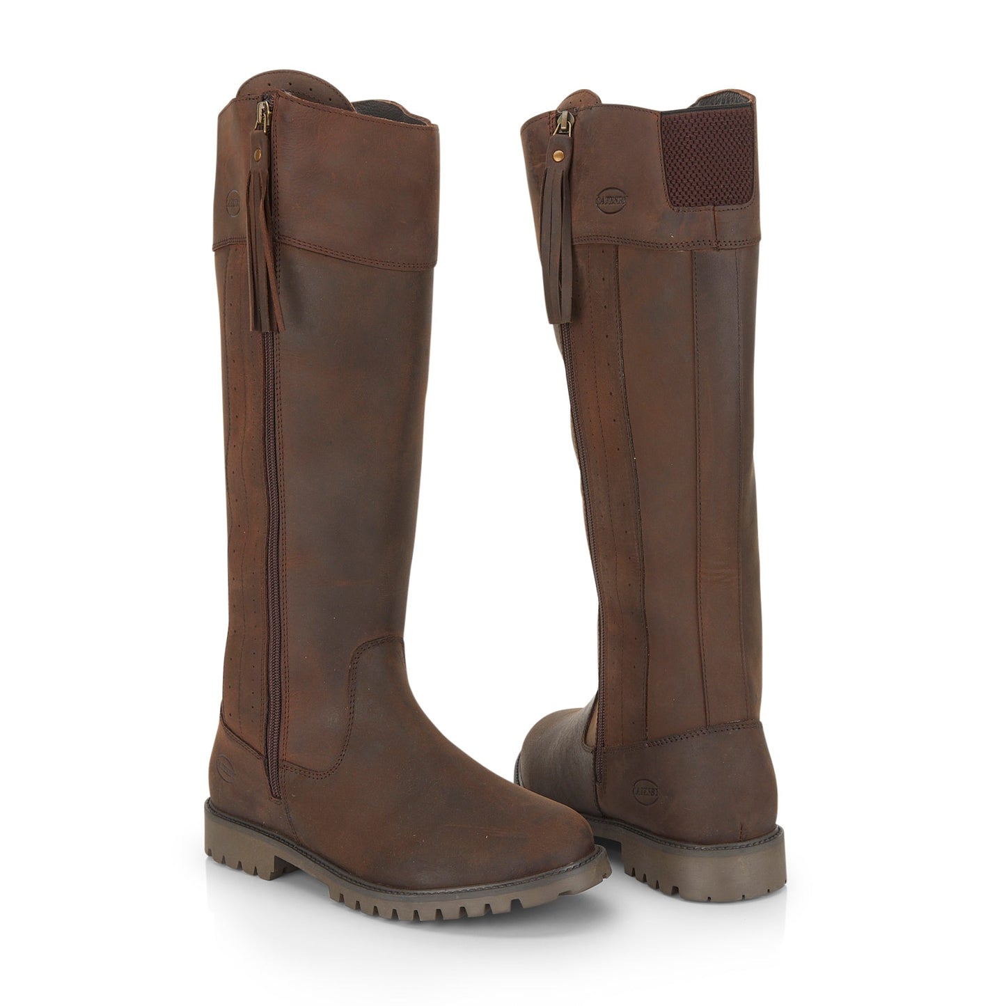 Fawsley Women's Waterproof Long Country Boots - OAK