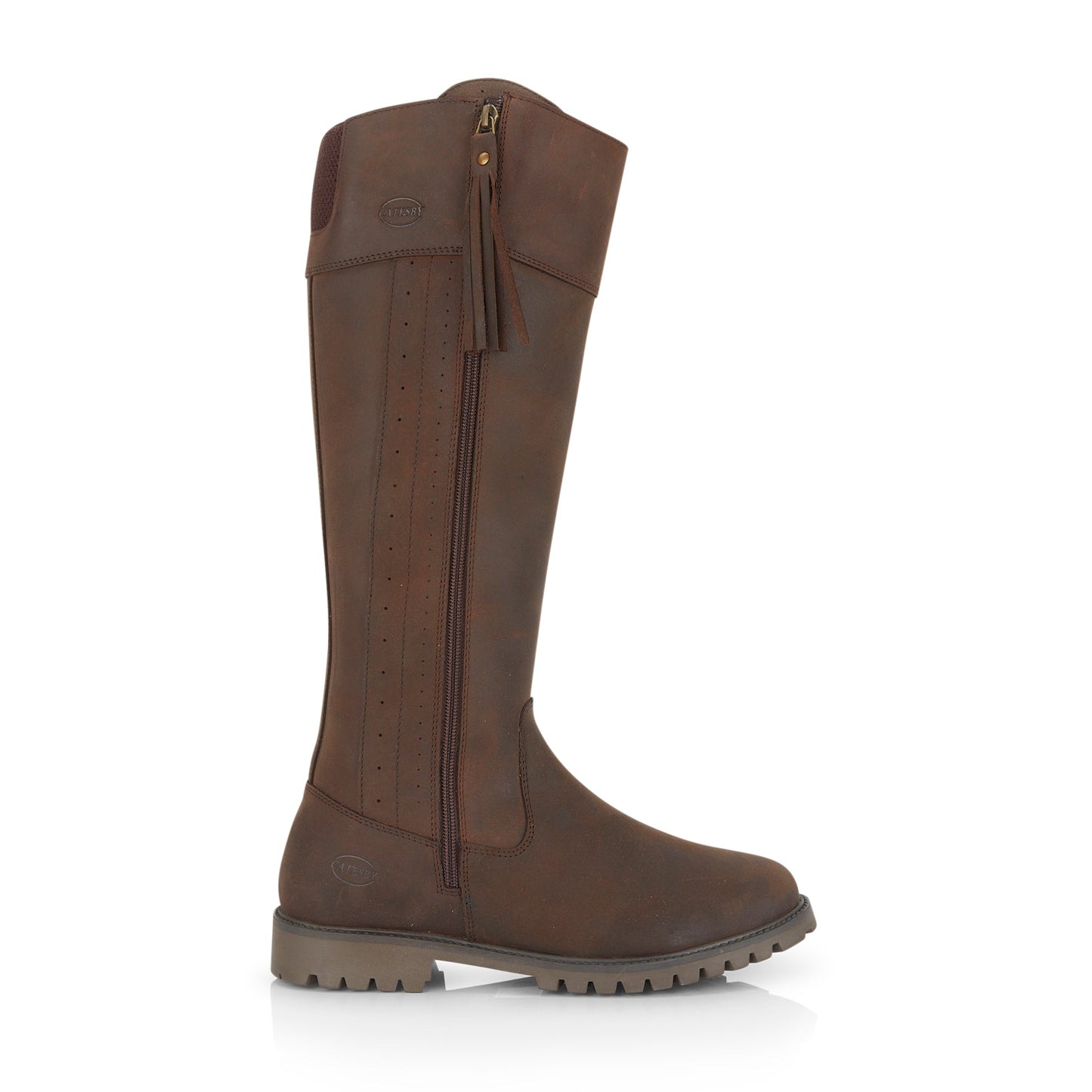 Fawsley Women's Waterproof Long Country Boots - OAK