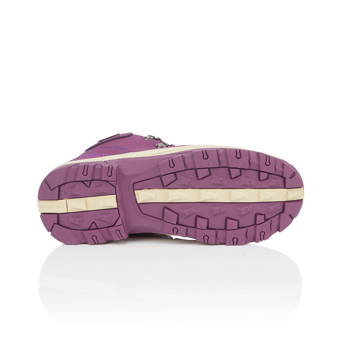 TREK Women's Leather Waterproof Walking Boots - Purple