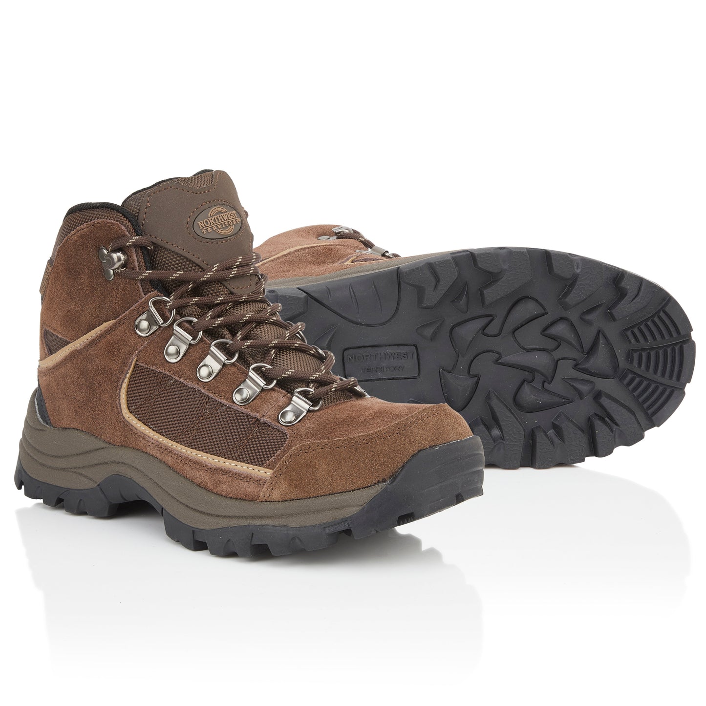 VICTORIA Women's Suede Leather Waterproof Walking Boots - Brown