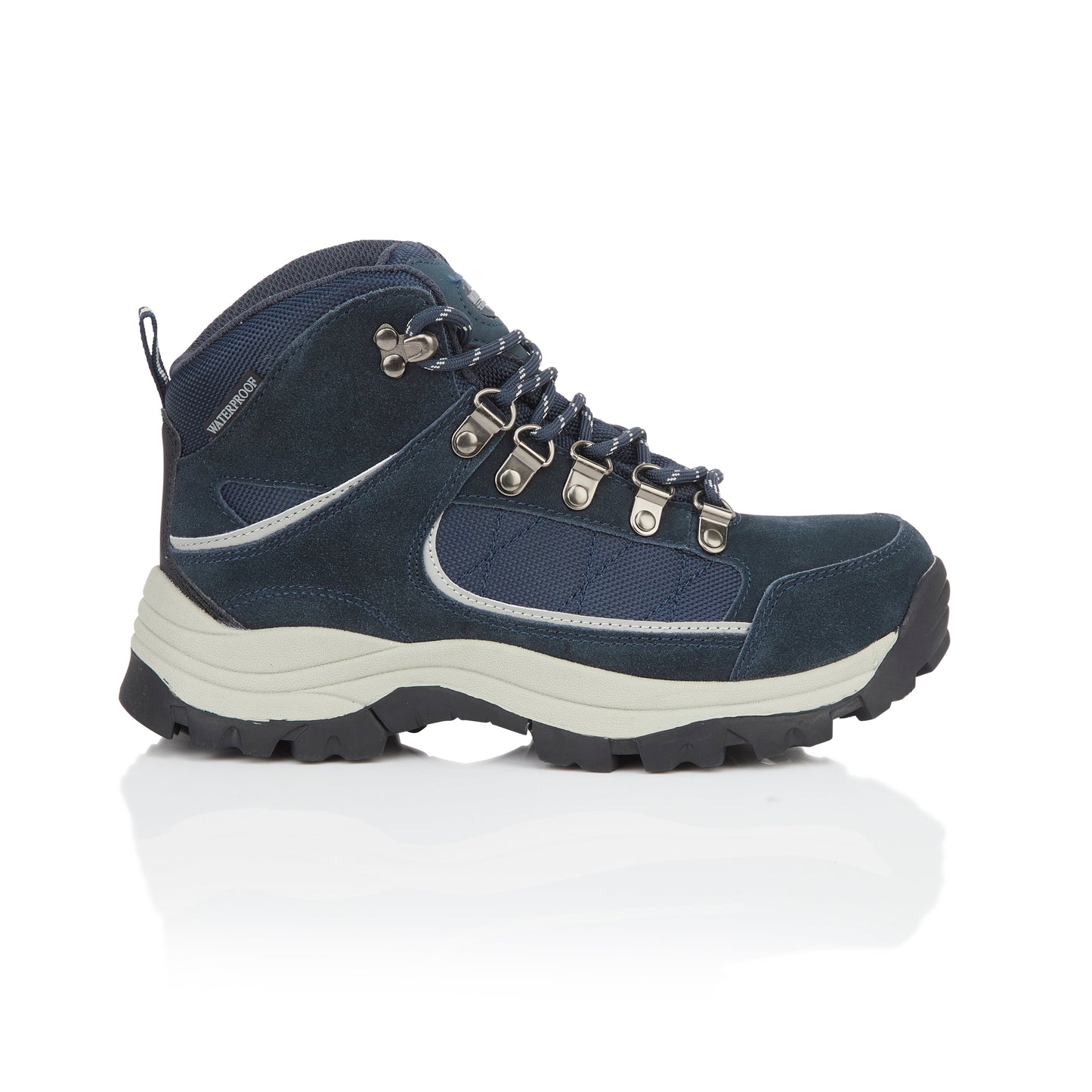 VICTORIA Women's Suede Leather Waterproof Walking Boots - Navy