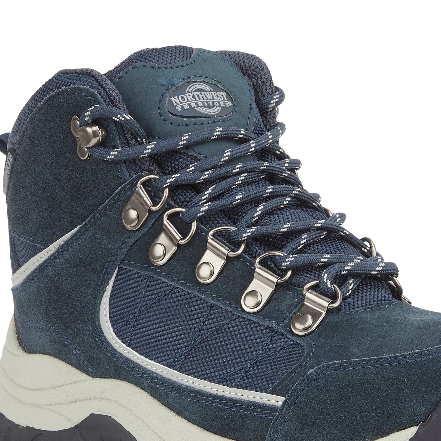 VICTORIA Women's Suede Leather Waterproof Walking Boots - Navy
