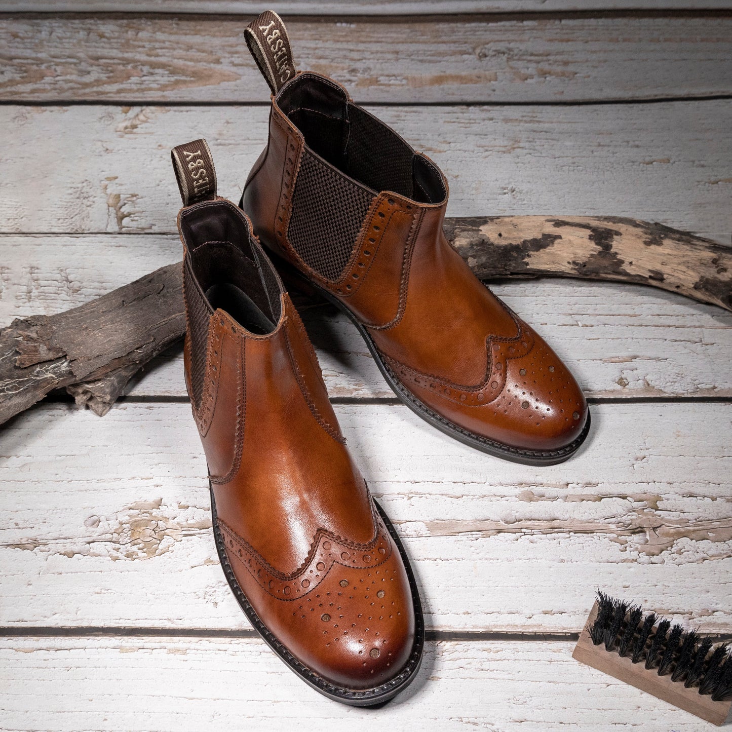 Bray Men's Dealer Boots - TAN