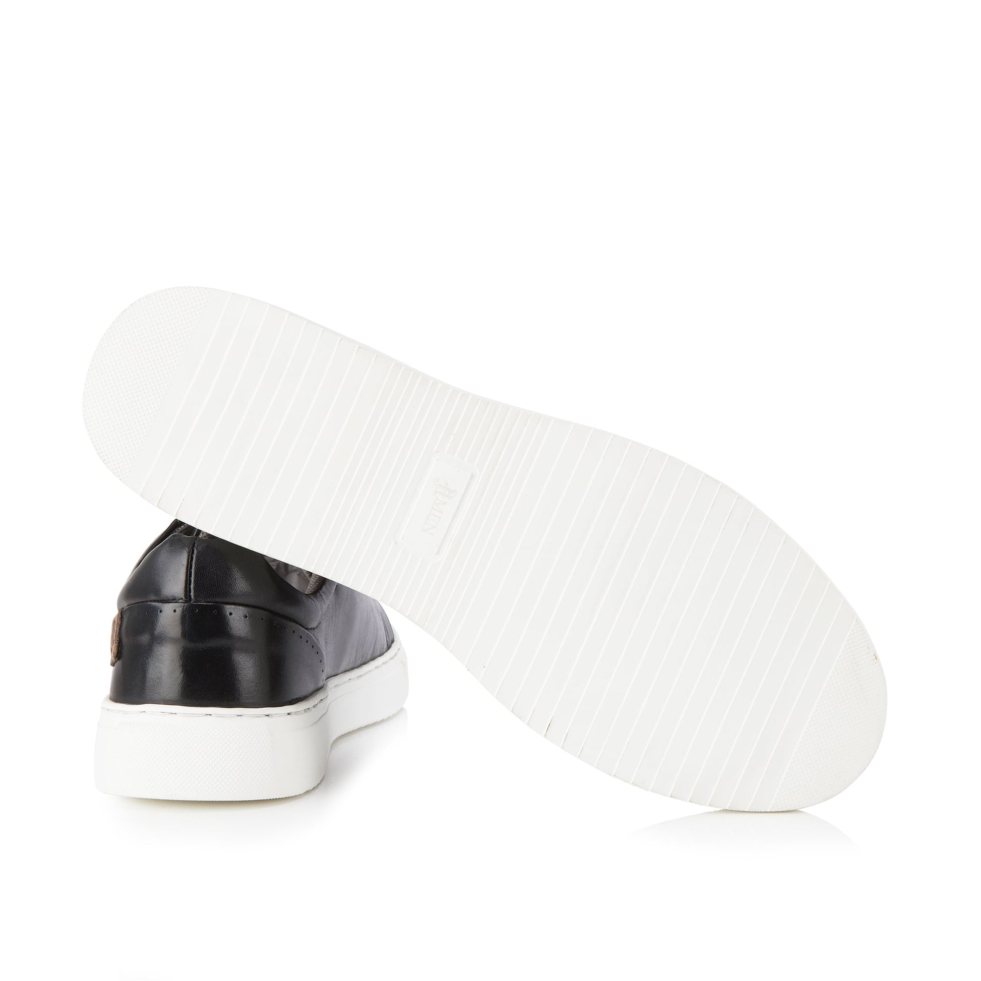 Cavan Mens Leather Cup Sole Trainer - Amen Shoes 
