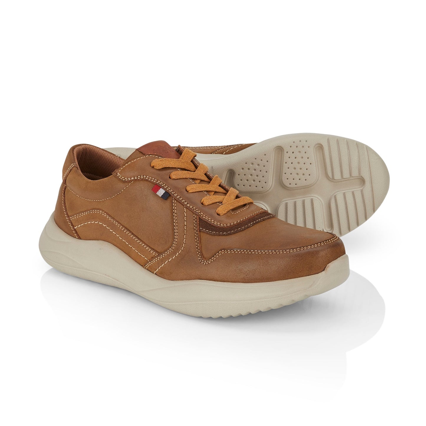 Hampton Men's Casual Trainers - BROWN
