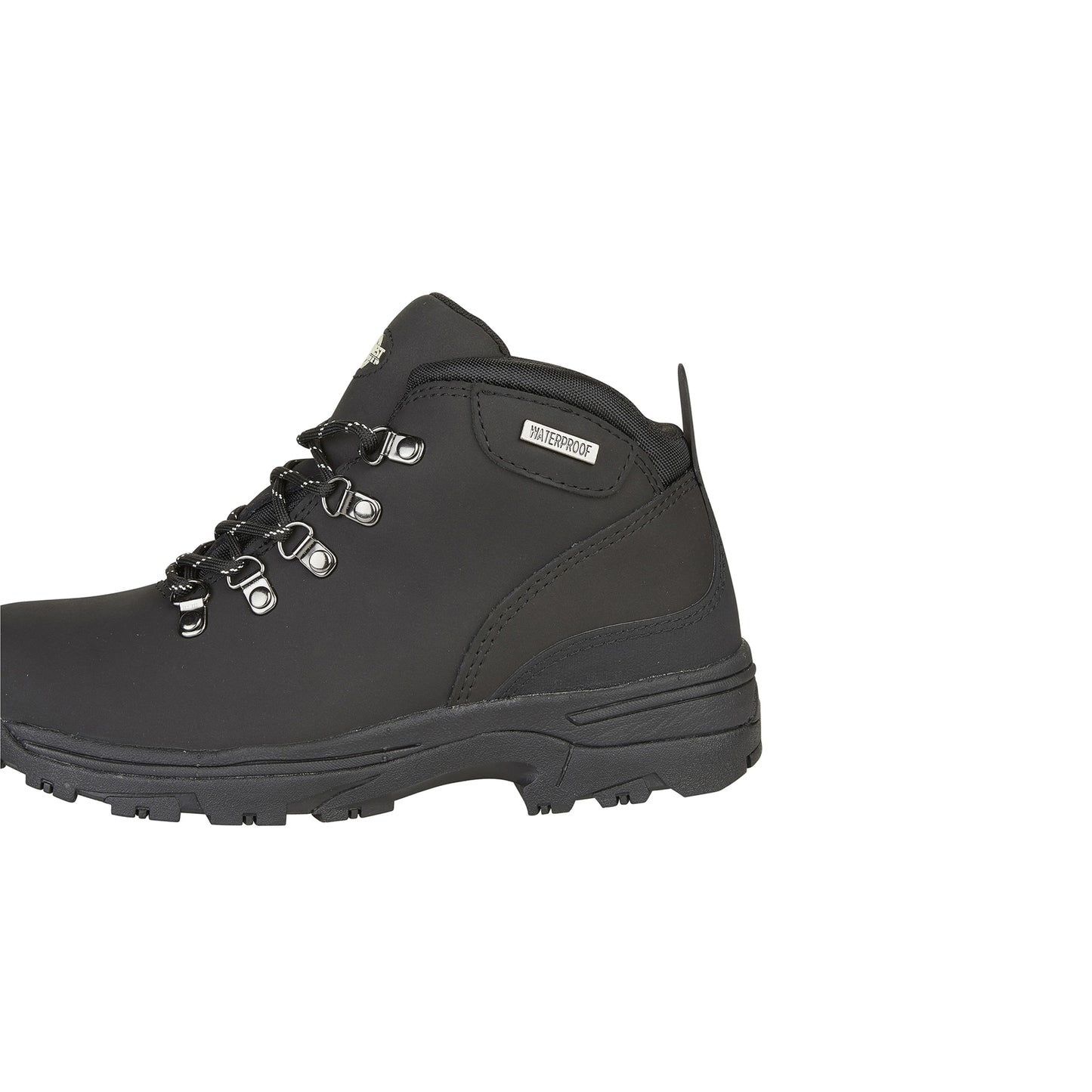 TREK Women's Leather Waterproof Walking Boots - Black