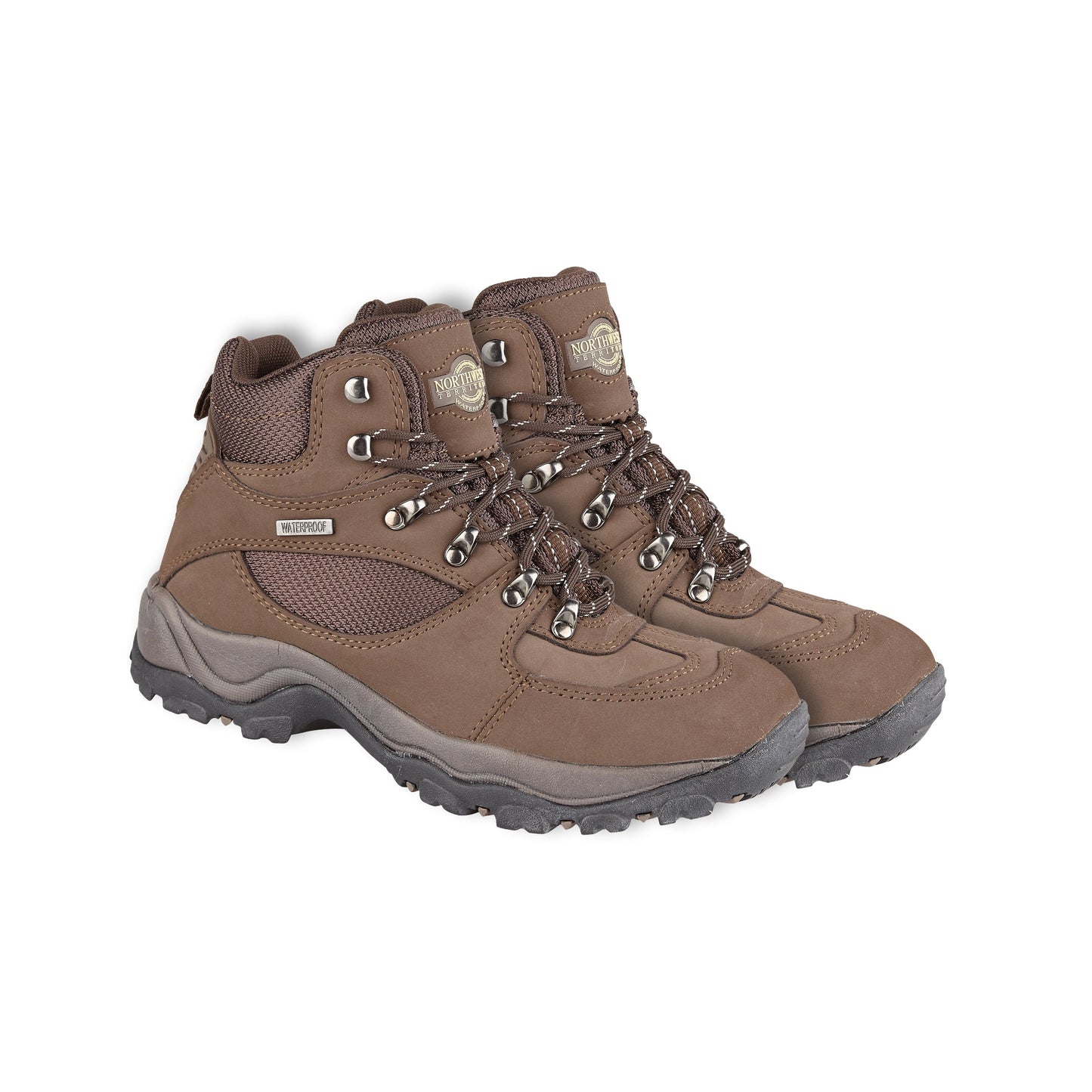 HUNTER-II Men's Suede Leather Waterproof Walking Boots - Brown