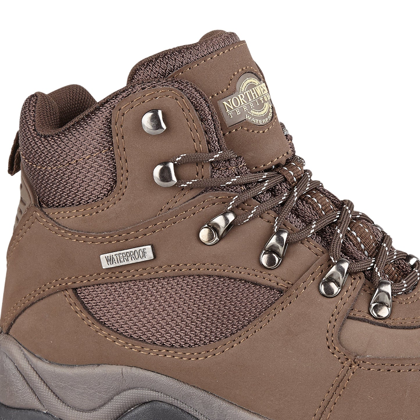 HUNTER-II Men's Suede Leather Waterproof Walking Boots - Brown